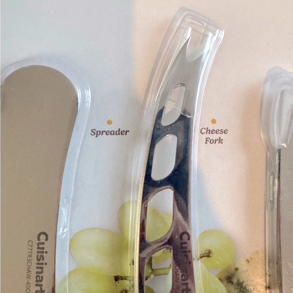 Cuisinart 3-Piece Cheese Classic Knife Set NWT - Picture 2 of 7